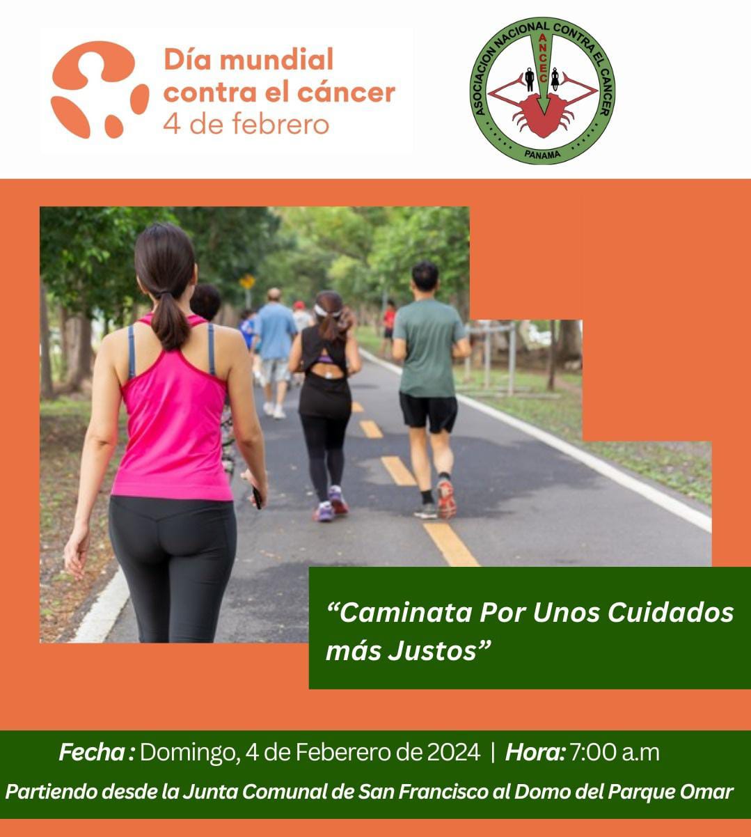 ANCEC PANAMÁ ORGANIZA LA CAMINATA POR UNOS CUIDADOS MAS JUSTOS