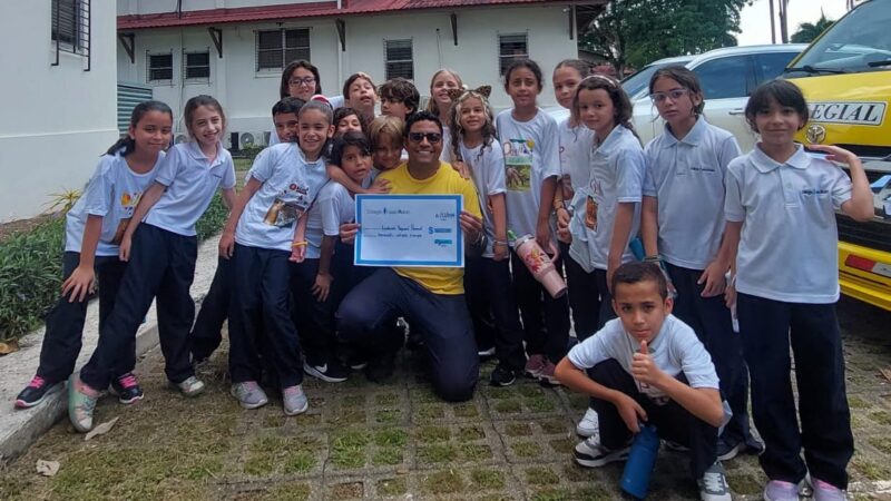 Estudiantes del Colegio Isaac Rabin apoyan a Fundación Yaguará con donación clave para monitoreo del jaguar