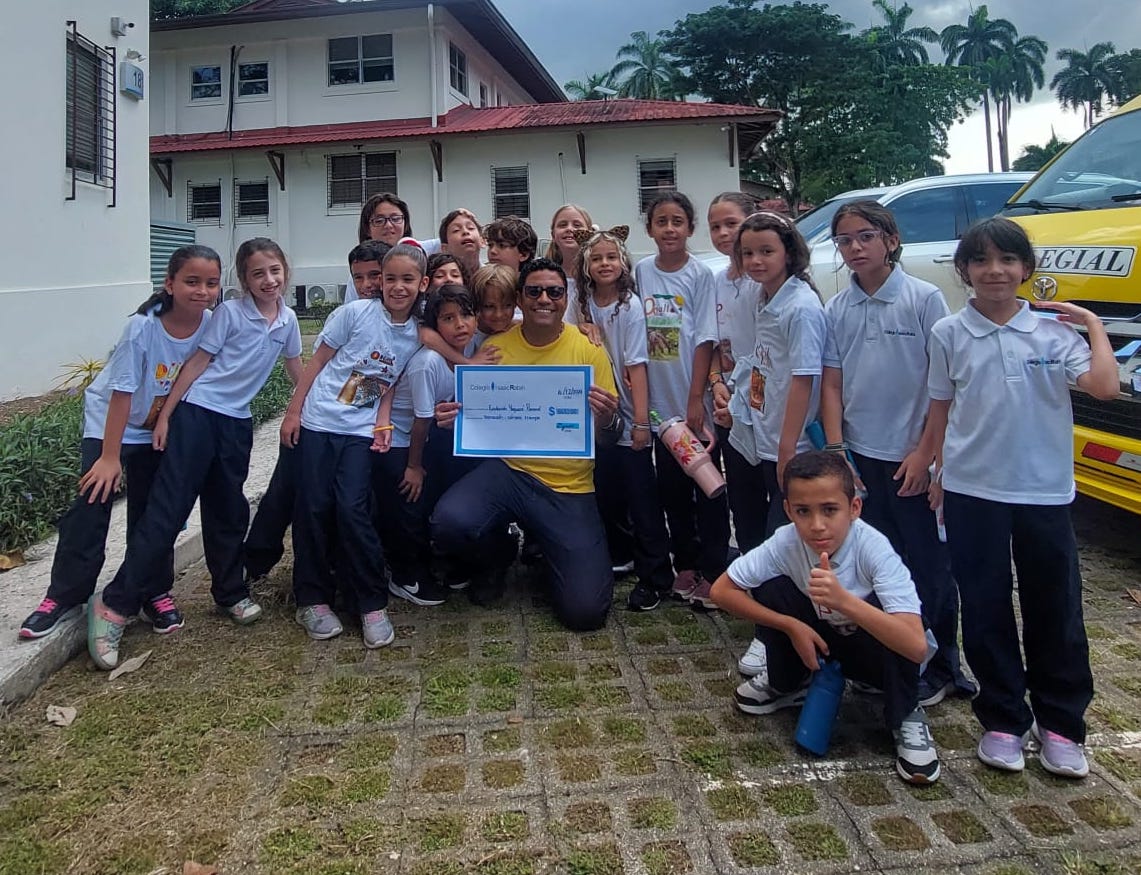 Estudiantes del Colegio Isaac Rabin apoyan a Fundación Yaguará con donación clave para monitoreo del jaguar