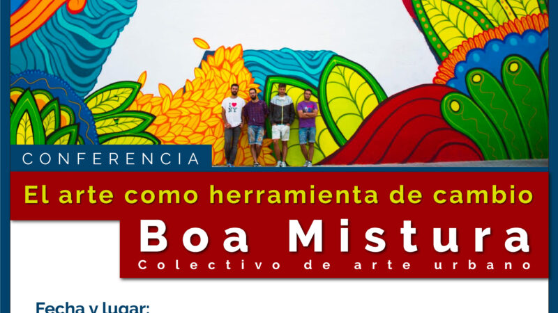 Conferencia gratuita: «El arte como herramienta de cambio»
