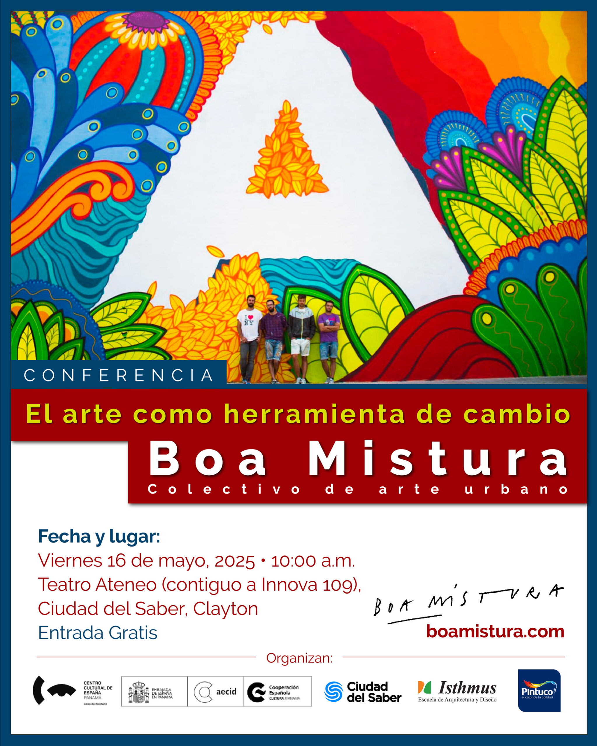Conferencia gratuita: «El arte como herramienta de cambio»