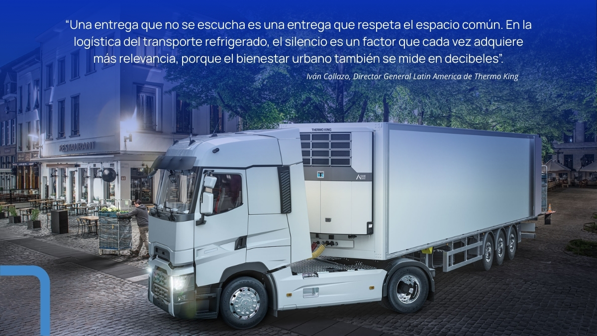 Transporte refrigerado silencioso: Clave para disminuir la contaminación acústica por vehículos 