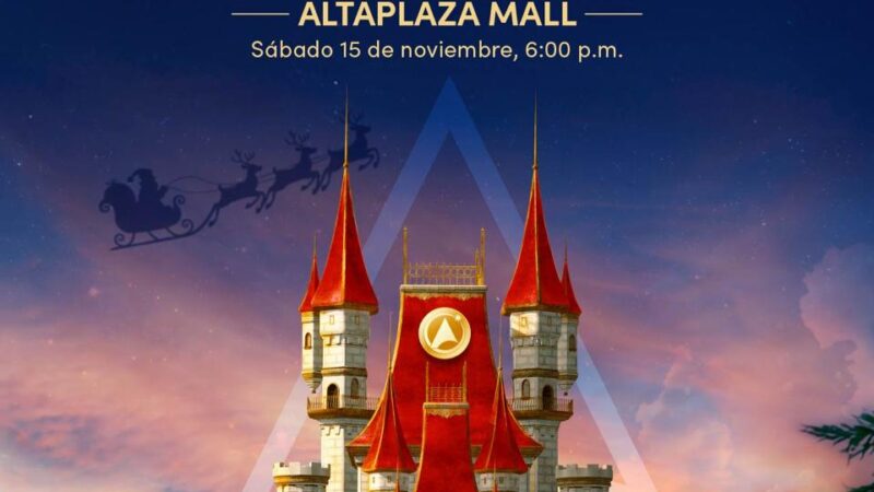 AltaPlaza Mall encenderá su Árbol de Navidad este sábado 15 de noviembre: un espectáculo lleno de magia y fantasía