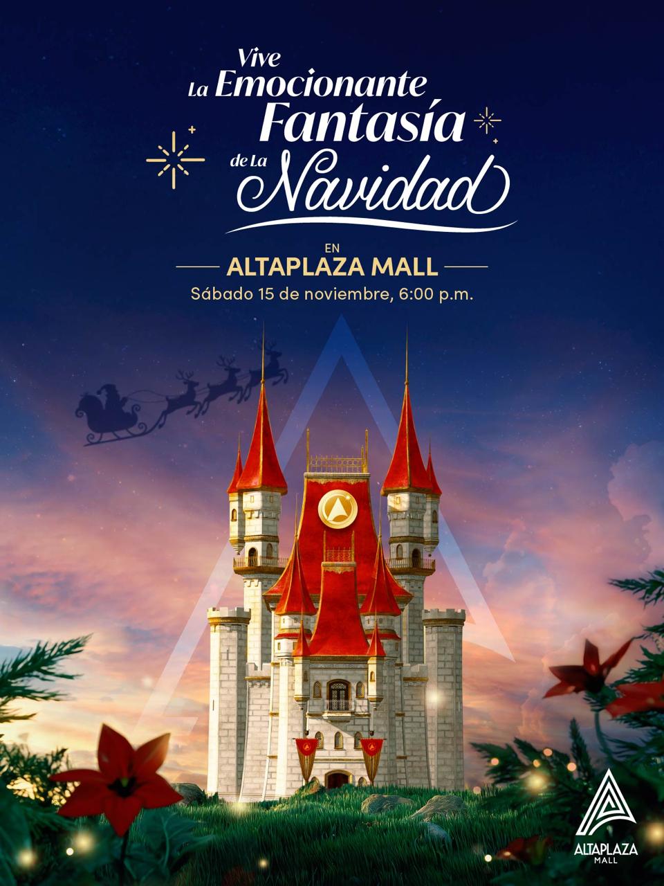 AltaPlaza Mall encenderá su Árbol de Navidad este sábado 15 de noviembre: un espectáculo lleno de magia y fantasía